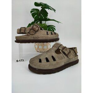 Dr. Martens Women's Air Wair Gray Leather Sandals Size 7 US